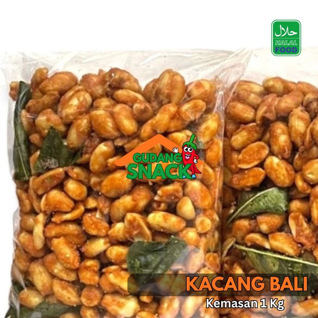 Kacang Bali Pedas Daun Jeruk Kiloan