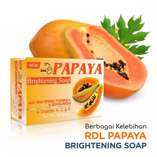 SABUN PAPAYA RDL LOKAL PABRIK INDONESIA (BUKAN IMPORT FILIPIHINA) ORI BPOM