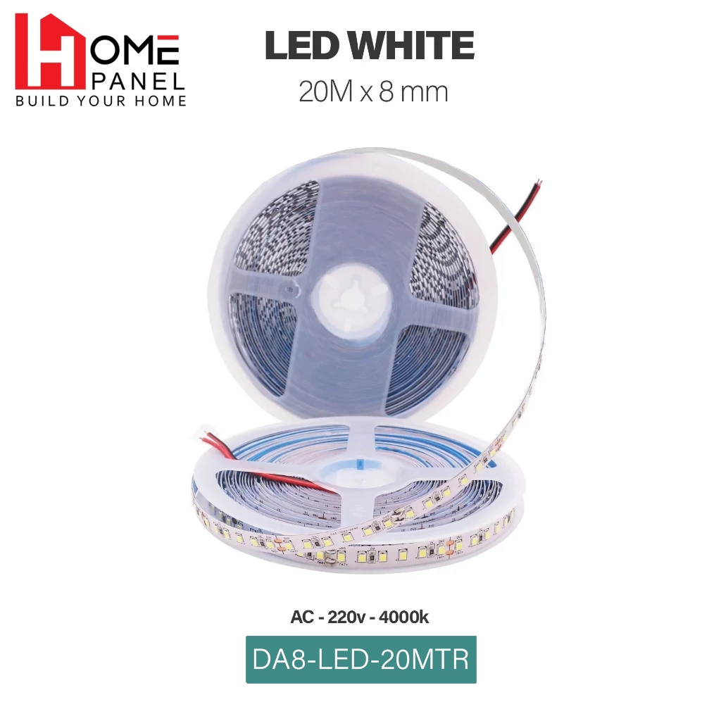 Lampu LED Strip 220V 20M Terang Estetik Dinding