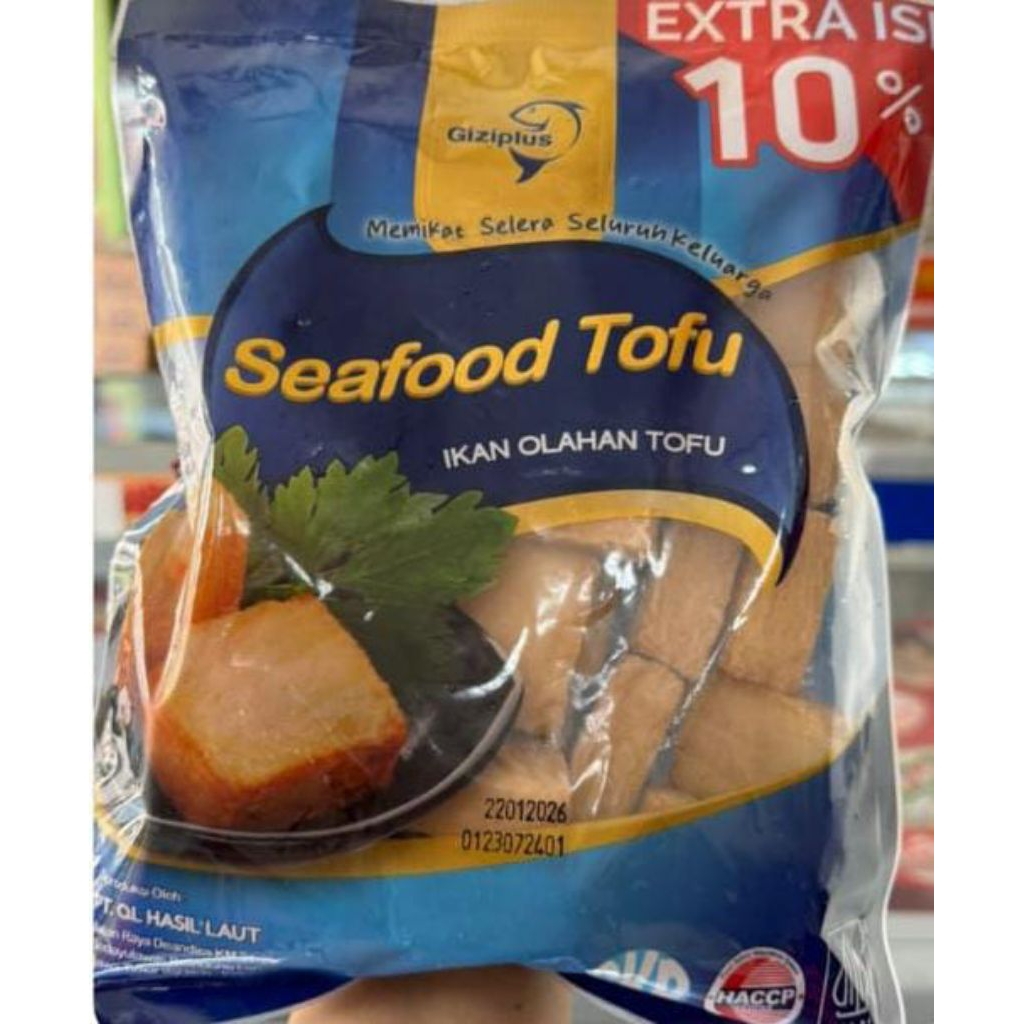Giziplus Seafood Tofu | Berat Bersih 500gr