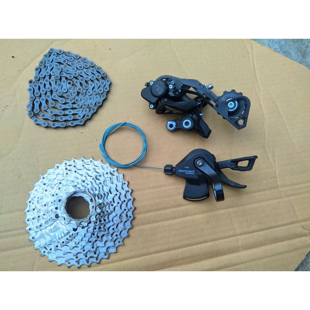 mini grupset Shimano deore Japan 10 speed kanan saja