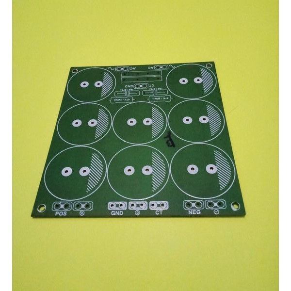 PCB PSU Paralel 8 Elco By Logic PCB 8 ELCO KAPASITOR CLASS AB