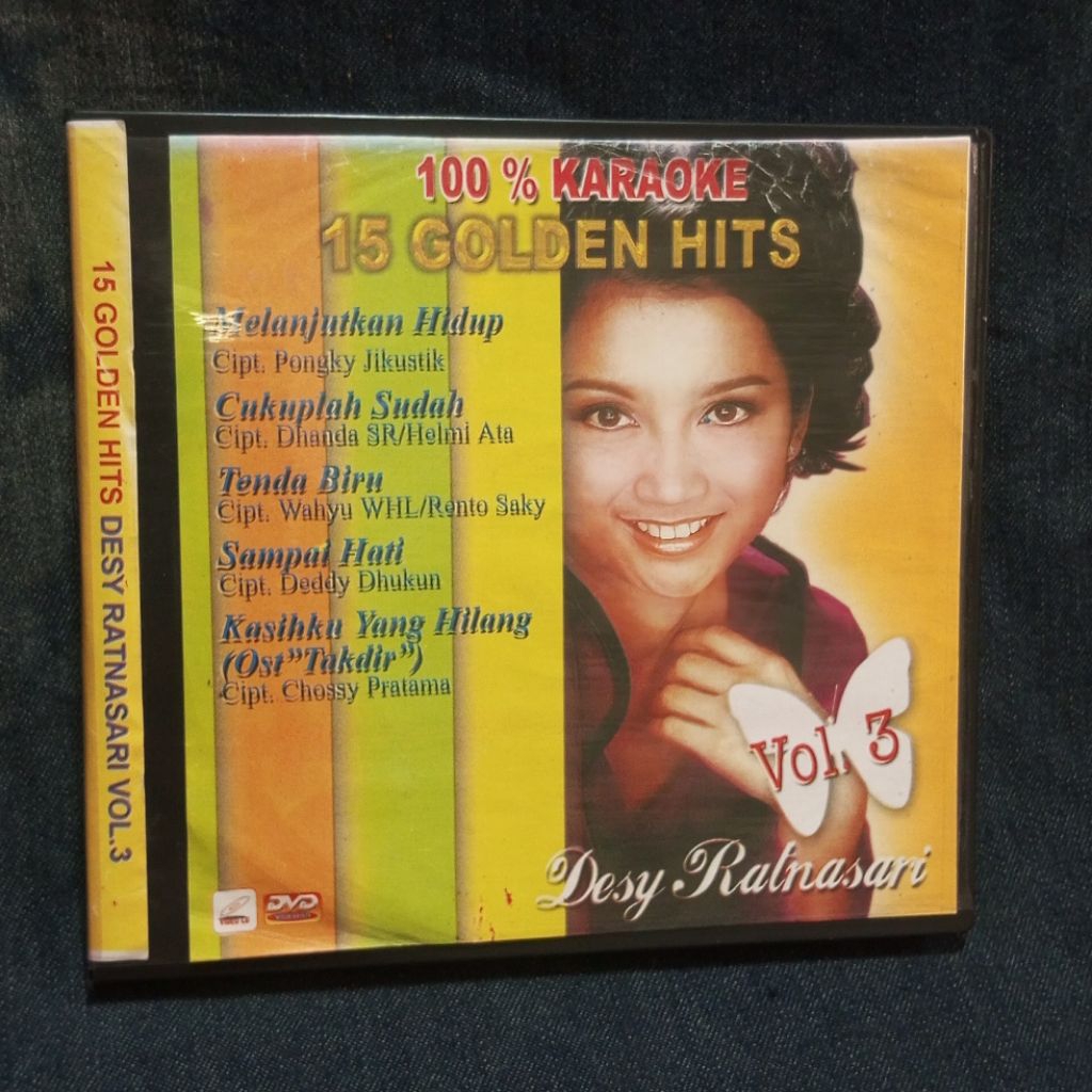 VCD Karaoke Pop Golden Hits Desy Ratnasari