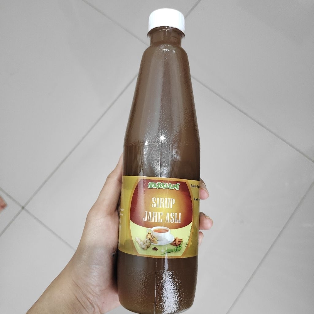 Sirup jahe 100% jahe dan gula asli jamu