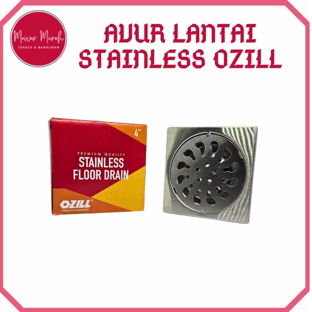 SARINGAN GOT AVUR LANTAI STAINLESS