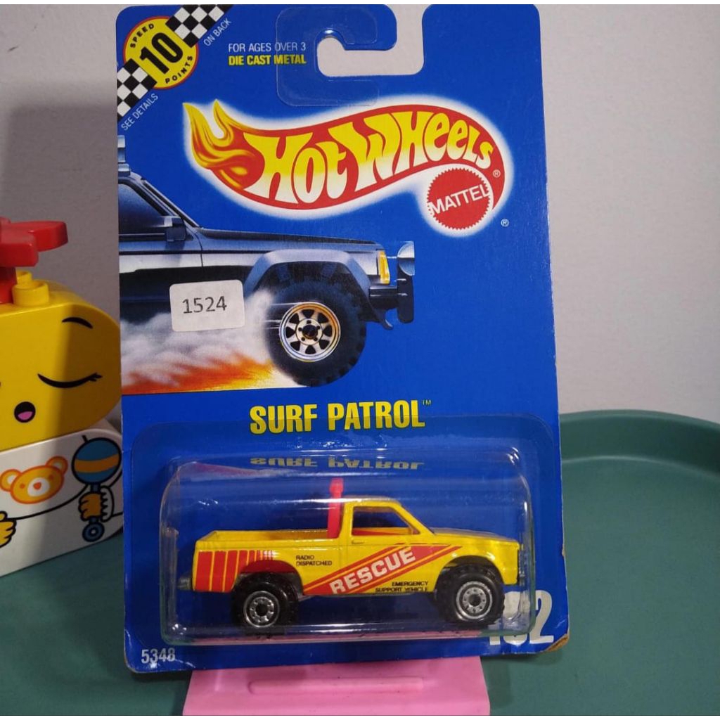 Hot Wheels 1990 Blue Card Surf Patrol