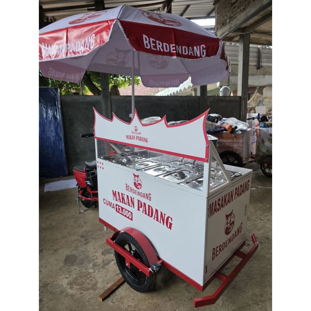 gerobak nasipadang | gerobak listrik nasi padang | gerobak listrik keliling | gerobak listrik lithiu