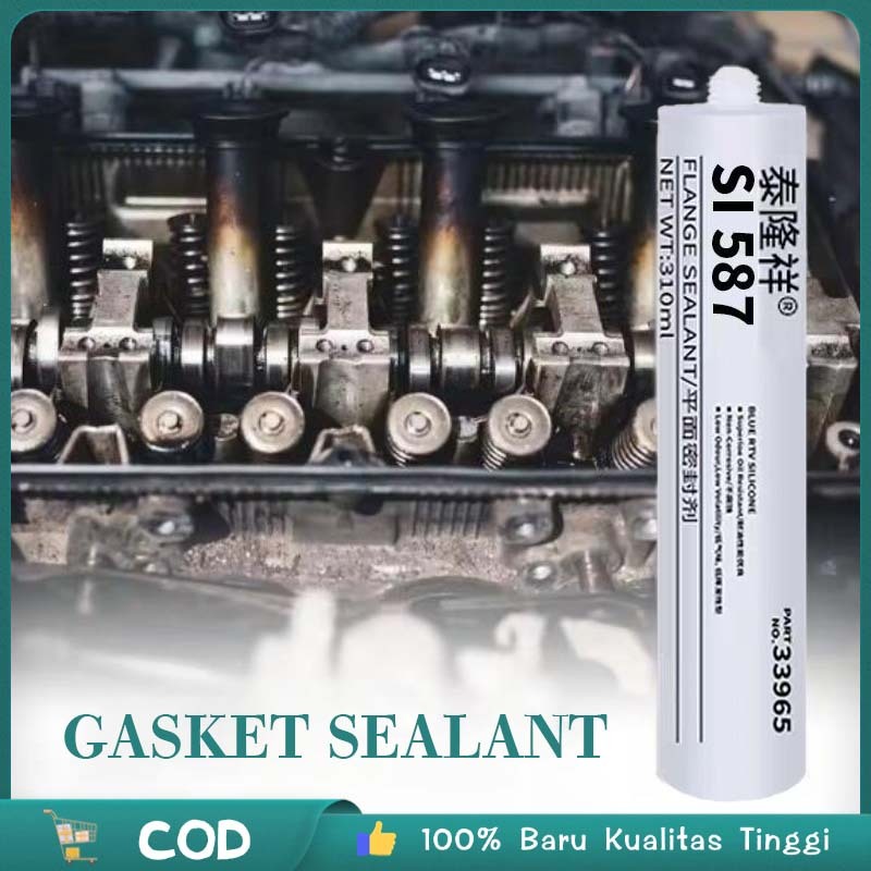 Lem Gasket Tahan Panas Paking Lem Perpak Mesin Motor Si 587 Rtv Blue