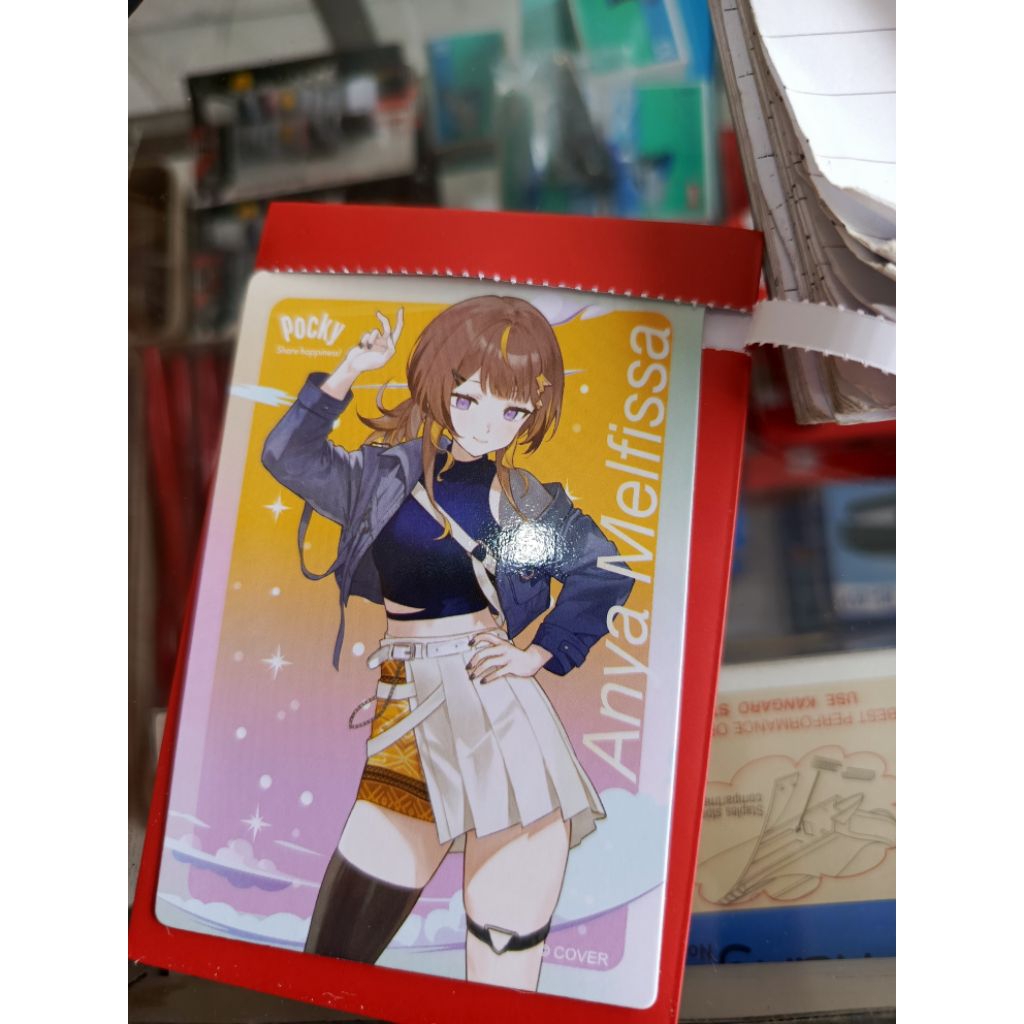 kartu anya melfissa hololive X Pocky
