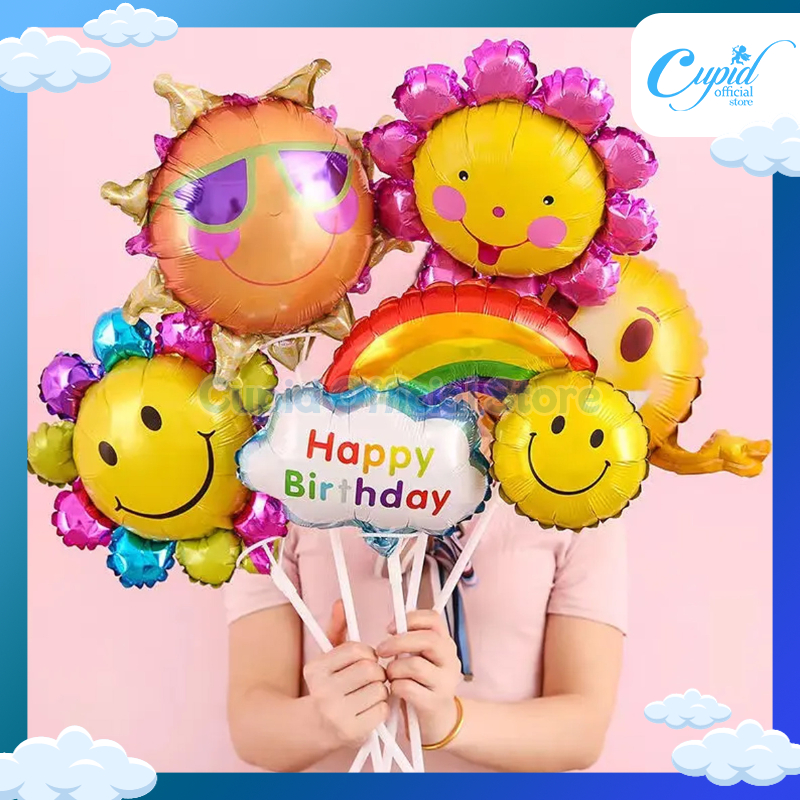 BALON KARAKTER FOIL / BALON KARAKTER MIROR / BALON ULANG TAHUN / STIK BALON
