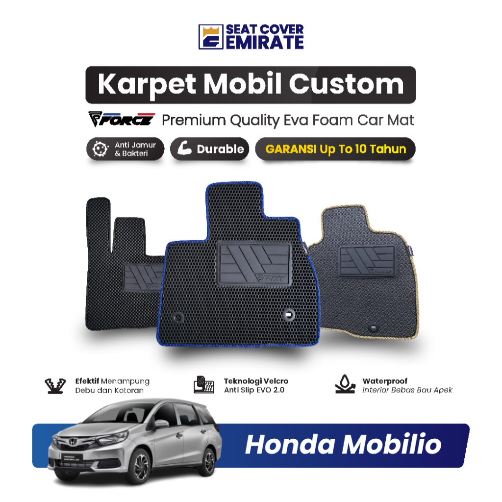 KARPET MOBIL HONDA MOBILIO | EVA PREMIUM BERGARANSI BY EMIRATE
