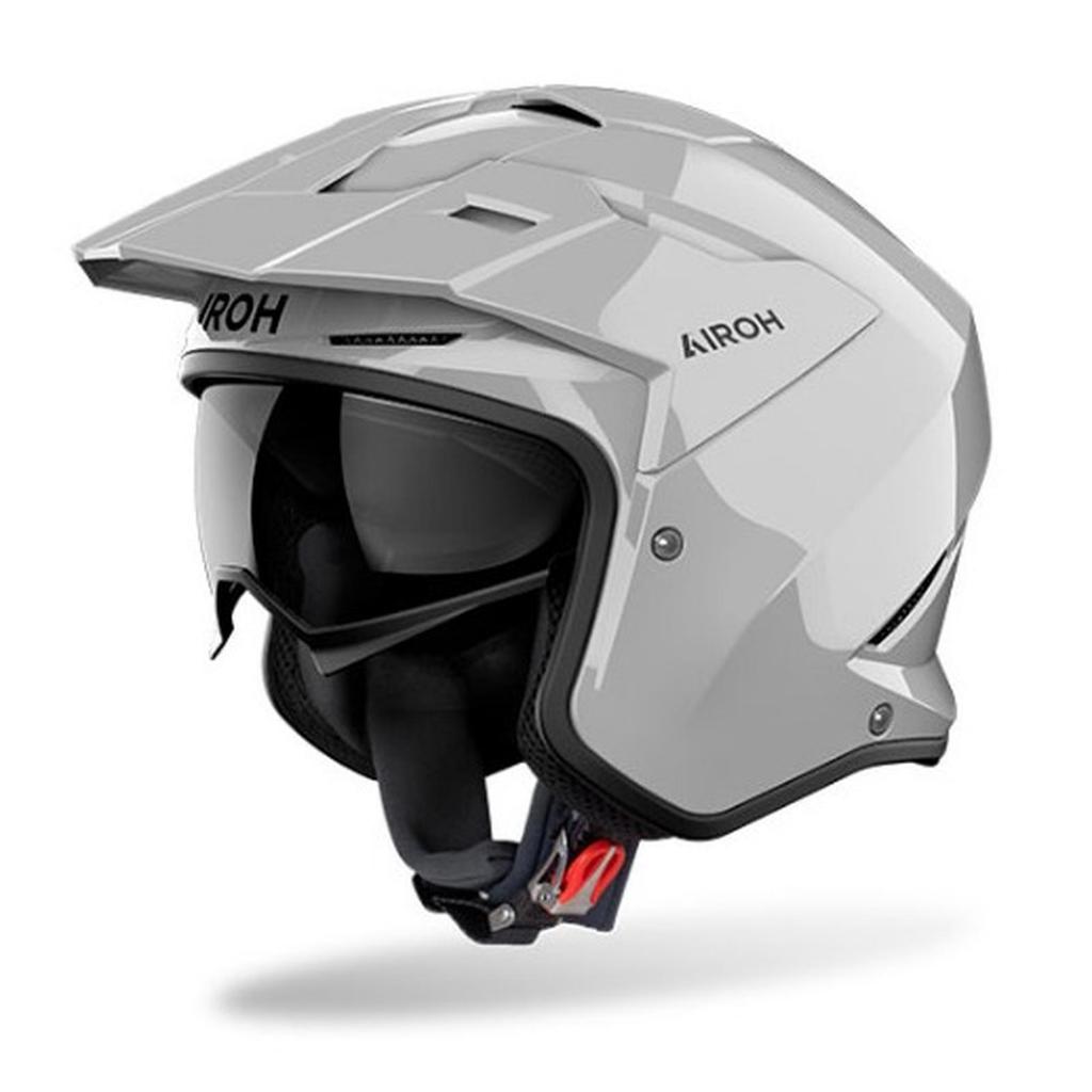 HELM AIROH KOMBAKT CONCRETE GREY GLOSS HELM HALF FACE AIROH KOMBAKT CONCRETE GREY GLOSS HELM OFFROAD