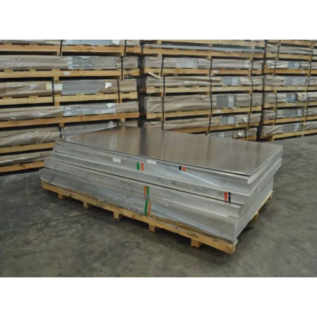 plat alumunium Tebal 16mm x 370mm x 370mm