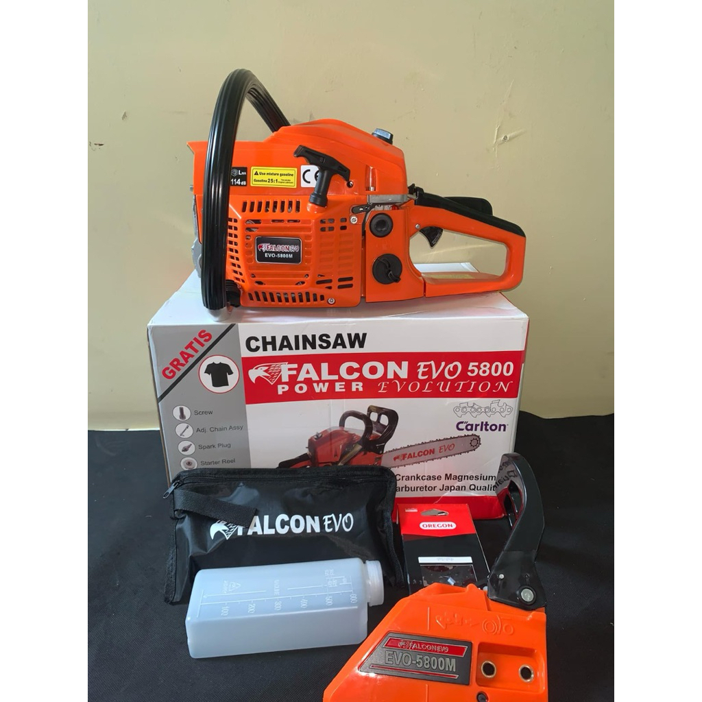 CHAINSAW/MESIN GERGAJI FALCON EVO 5800 ORIGINAL
