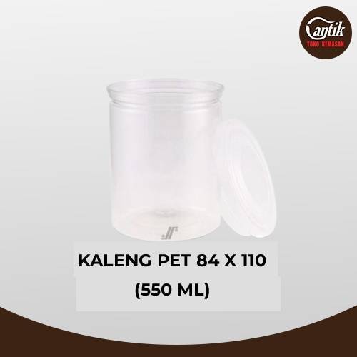 (1 DUS) KALENG PET 84 X 110 + TUTUP PLASTIK LLD DIA 84 ISI 270 PCS