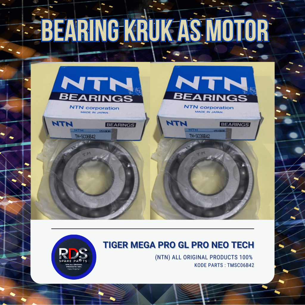 BEARING KRUK AS TIGER MEGA PRO GL PRO NEO TECH TMSC06B42 NTN ORIGINAL