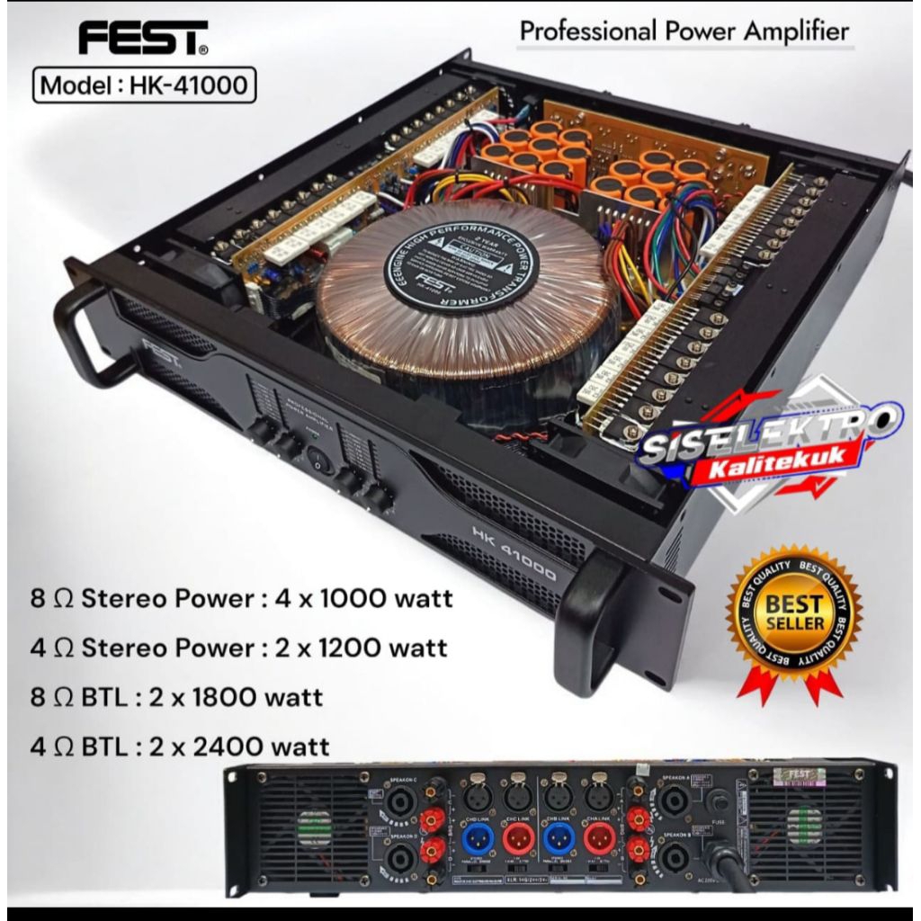 Power amplifier Fest HK41000 fest HK 41000