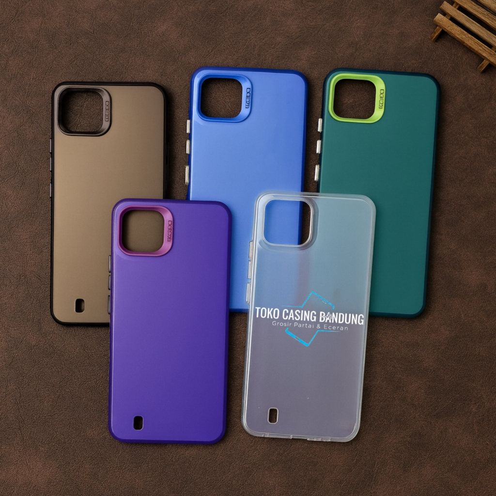 CASE REALME C11 2021 (RMX3231) HYBRID HARDCASE IMD PLATE HOLOGRAM WARNA