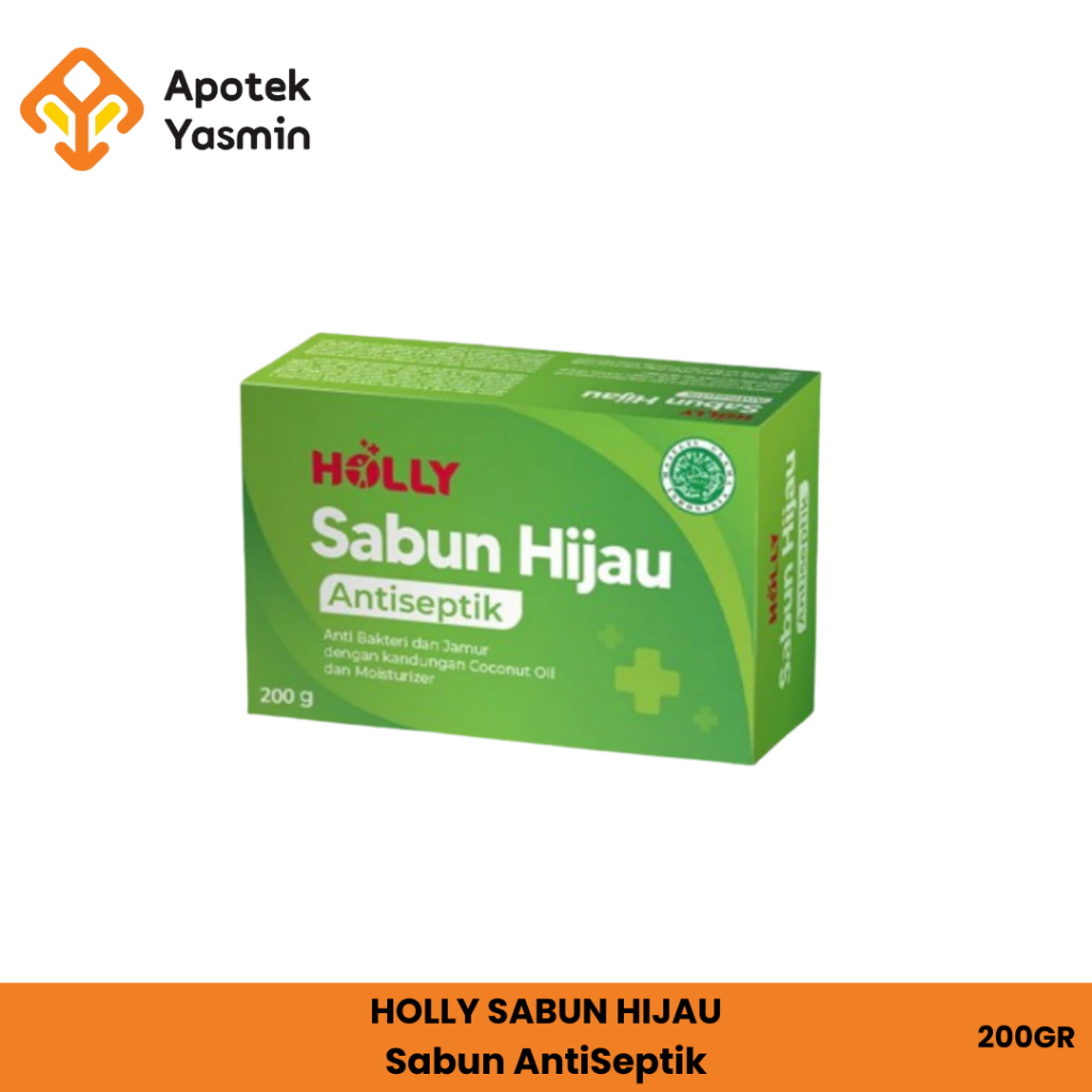 Holly Sabun Hijau Antiseptik 200gr