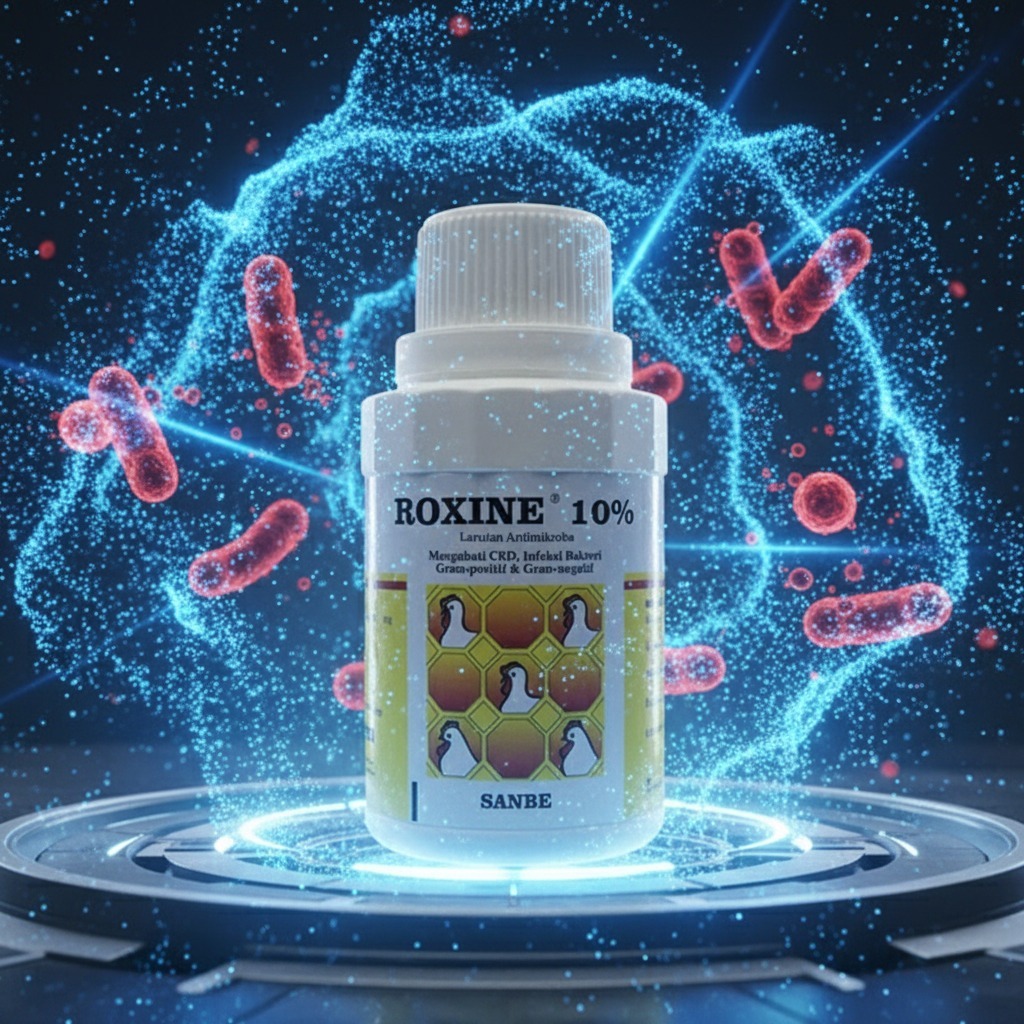 ROXINE 10% ORAL 100 ML- Antibiotik Pernafasan CRD Dan Spektrum Luas