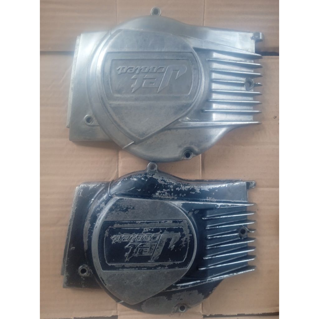 COVER TUTUP KIPAS BAK KIRI SUZUKI RC80 RC100 BRAVO TORNADO GX GS KRISTAL ORI COPORAN