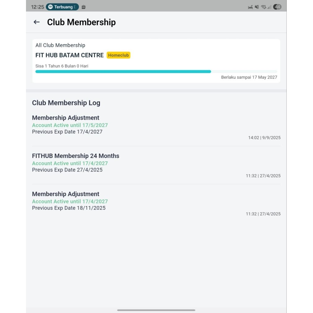 TRANSFER MEMBER FITHUB 18 BULAN MURMER