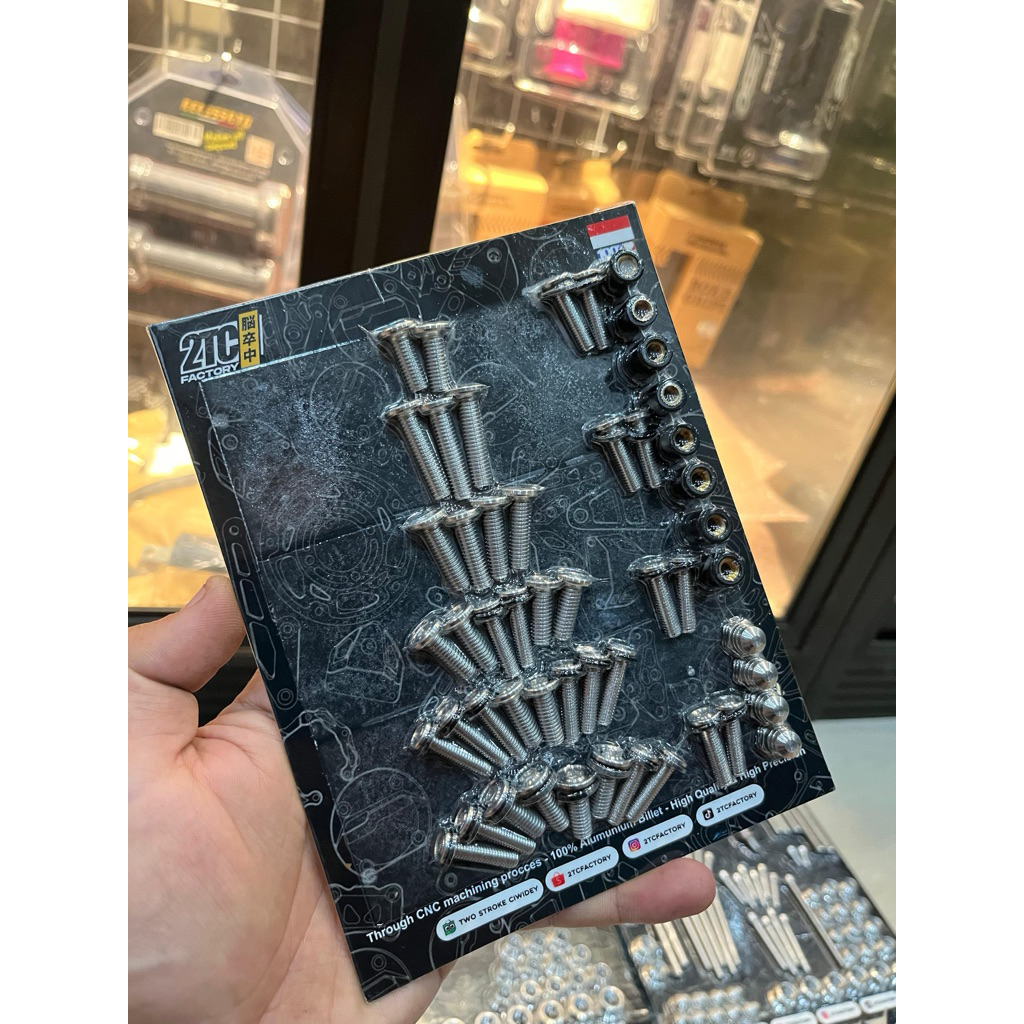 Baut Body Fairing Stainless Set Ninja 150 Rr Old