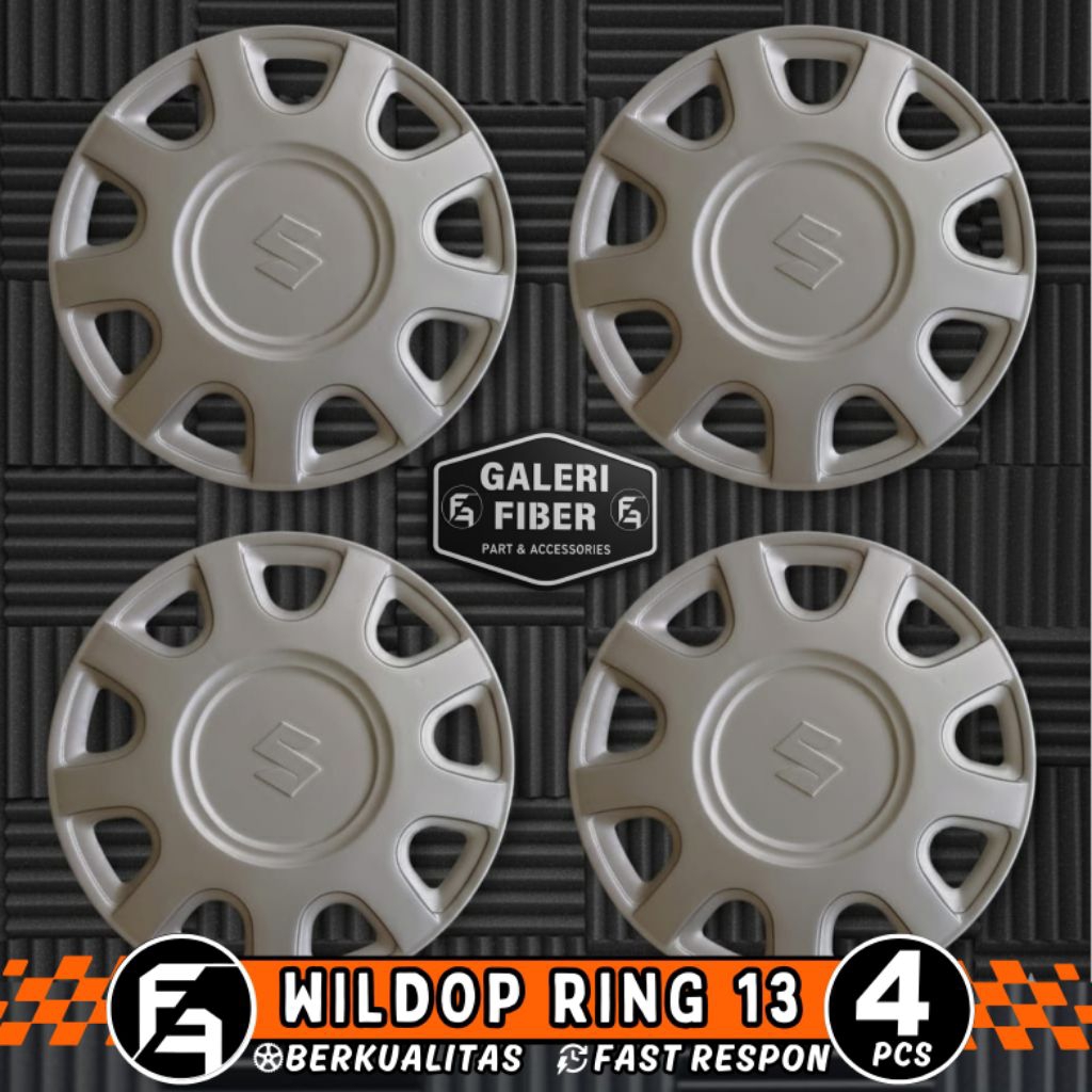 wildop wheeldop ring 13 dop velg mobil model suzuki cocok untuk pickup satu set