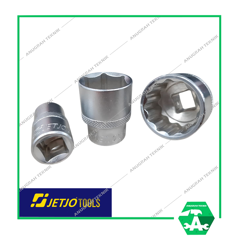 Mata Kunci Sok 1/2 Dr 6 PT 12 PT 12 14 18 22 24 29 30 mm JETJO LAKONI Kunci Sock Jetjo Tools