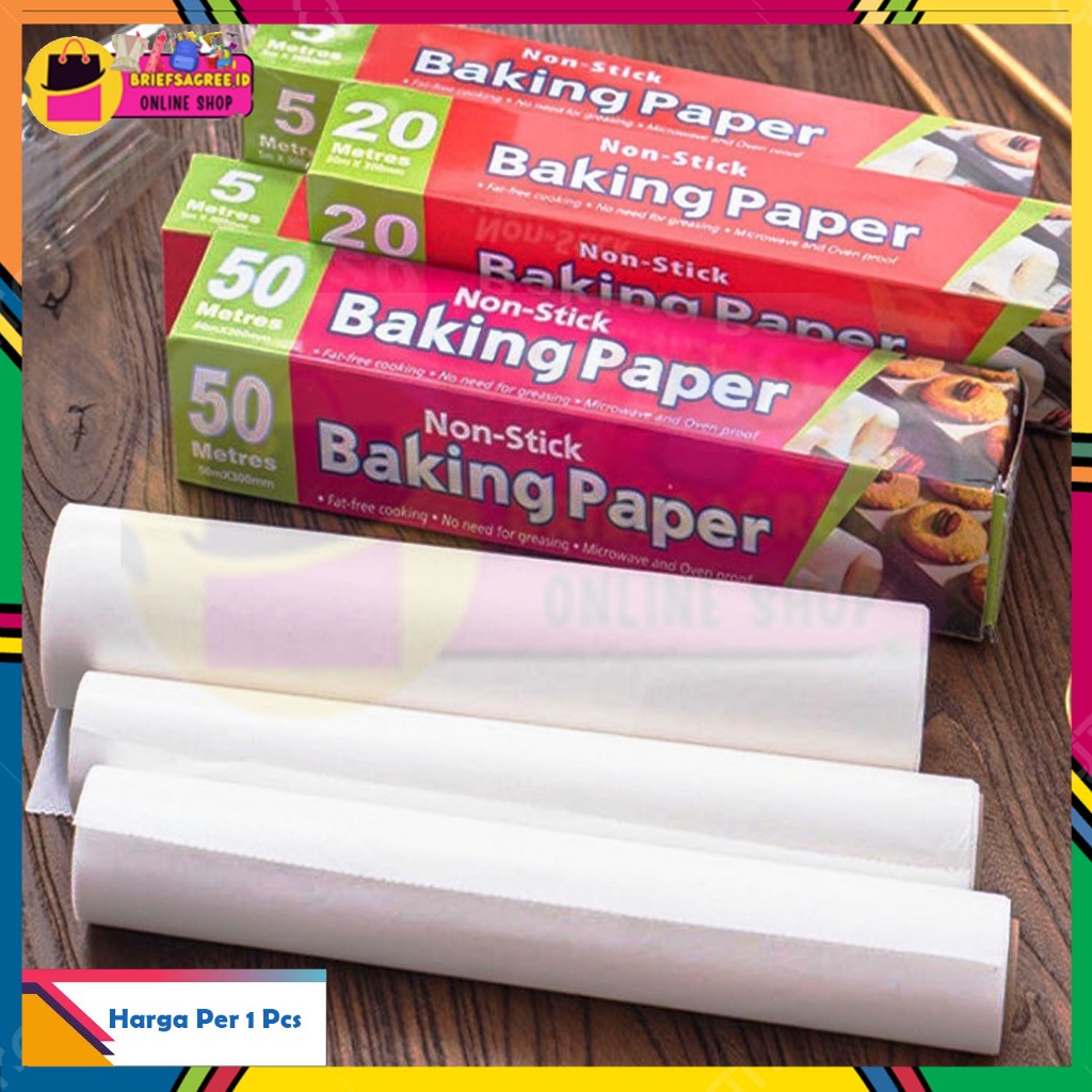 Baking Paper Kertas Minyak Baking Kertas Roti Alas Roti Oil Paper / Non-Stick Kertas Roti Baking