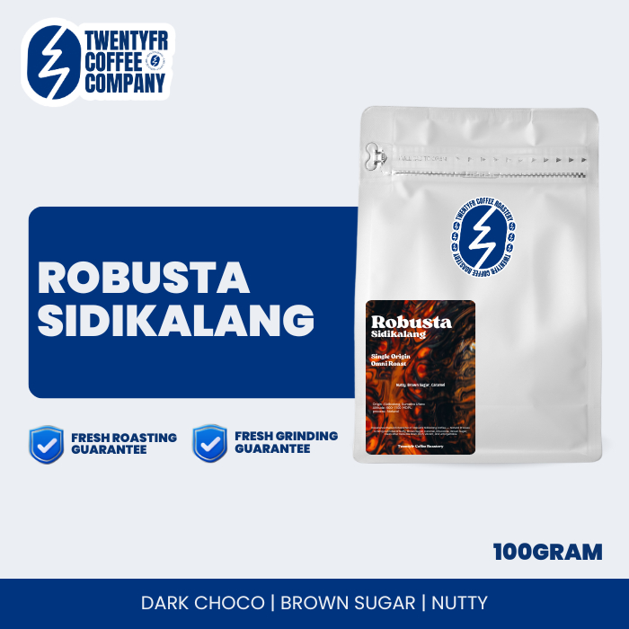 Kopi Robusta Sidikalang - Biji Bubuk Kopi Robusta Sidikalang 100gram