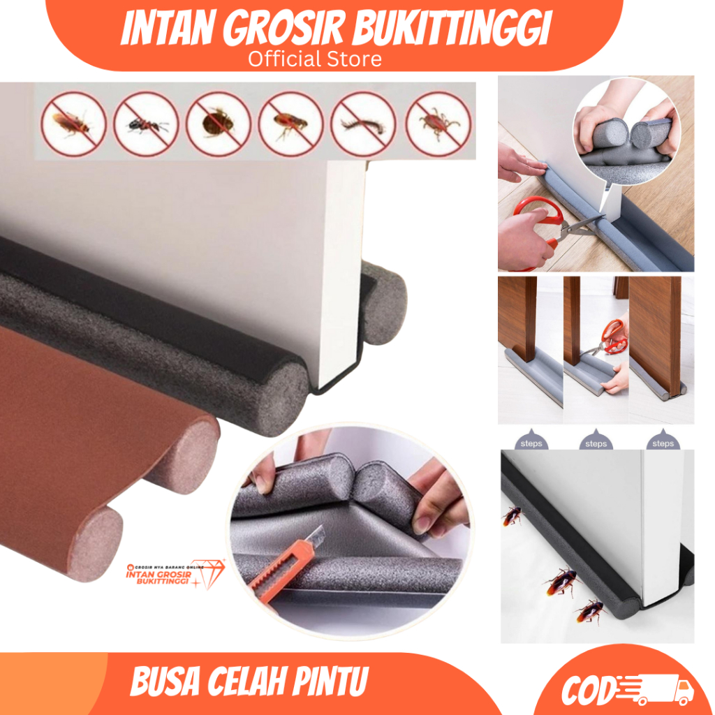 Busa Penutup Celah Bawah Pintu Anti Debu Dan Serangga Anti Debu Kecoa Alas Pintu Kecoa