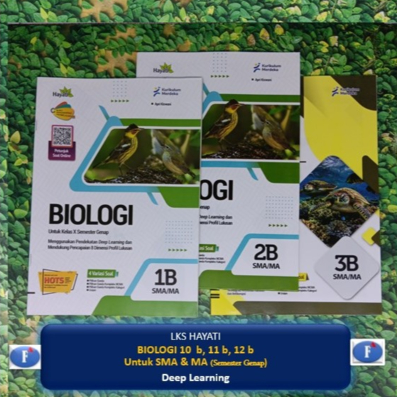 LKS Biologi SMA MA kelas X 10 XI 11 12 Semester 2  Kuri MERDEKA Hayati Deep Learning