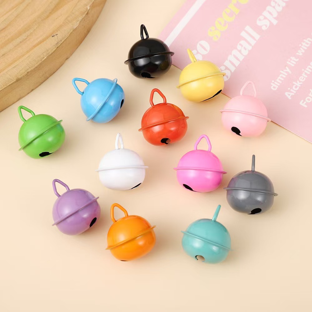 1Pcs 18mm  Lonceng/ Lonceng DIY Gantungan Bahan Metal /Lonceng kecil kerincing Warna Permen Candy/Ke