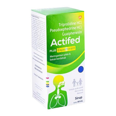 ACTIFED EXPECTORANT 60 ML HIJAU / ACTIFED HIJAU