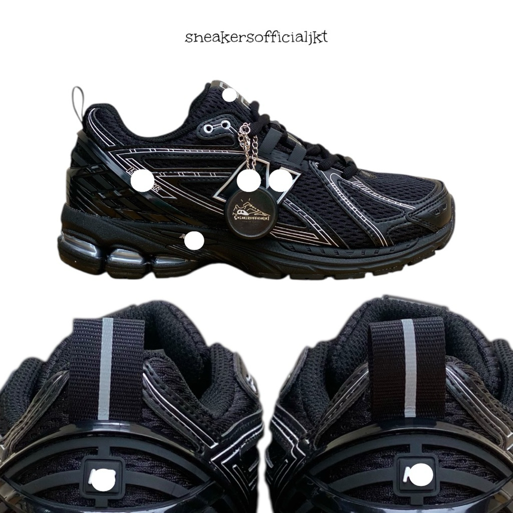 New Balance 1906R Black Silver Metallic - Sepatu Sneakers Pria Wanita NB 1906 Tech Runner  Gym Joggi