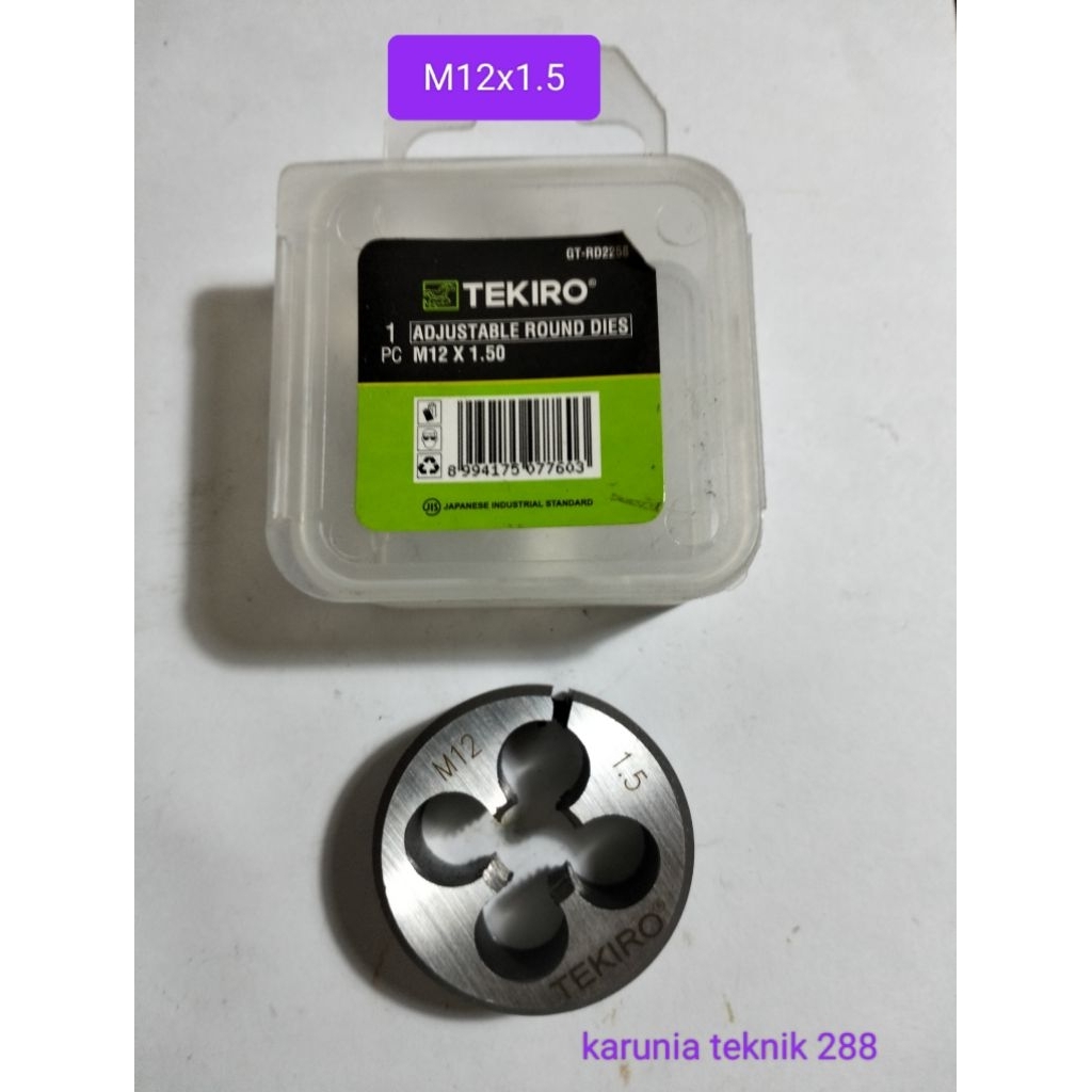 senai baut 17 standar otomotif m12x1.5 tekiro standar