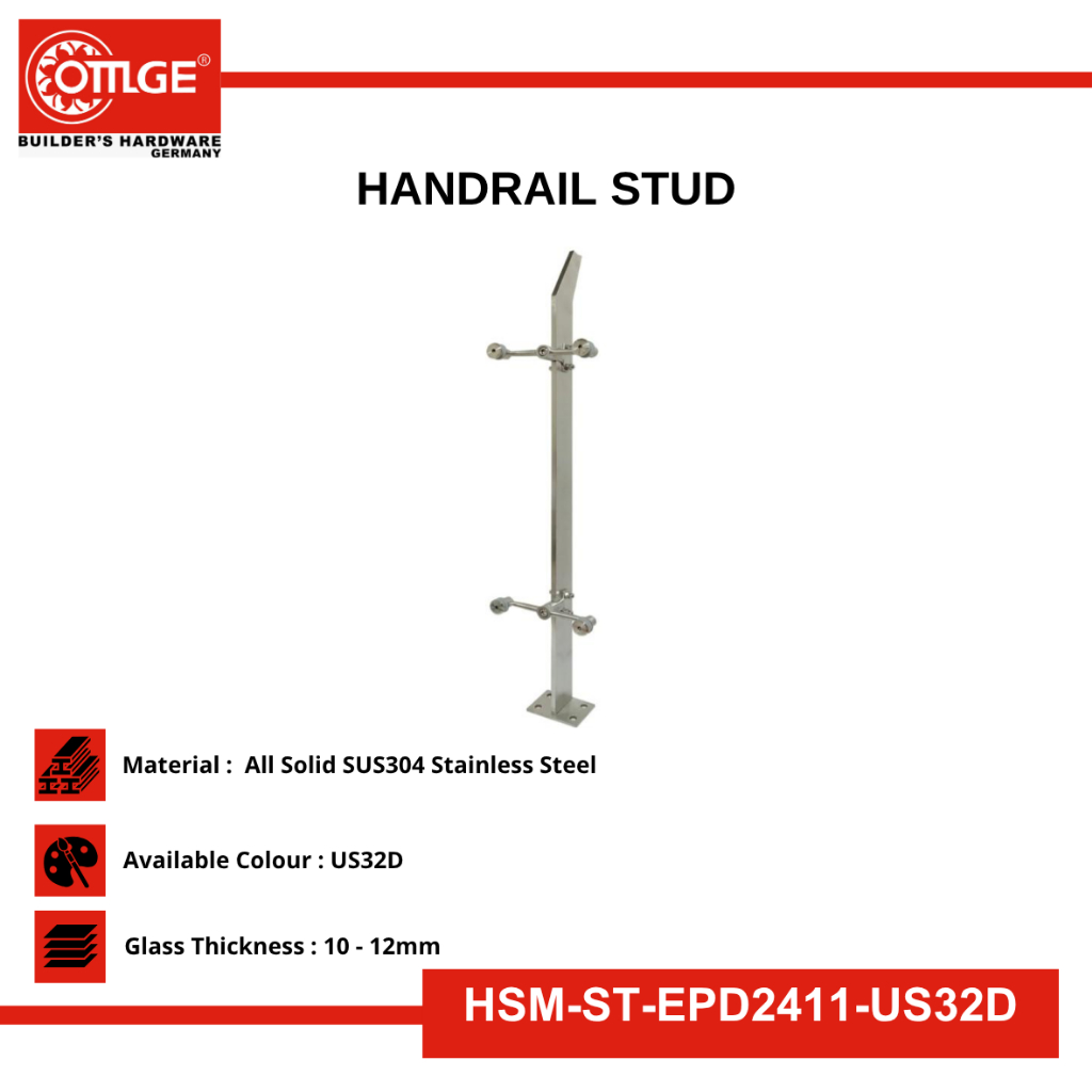 Handrail Stud OMGE HSM-ST-EPD2411-US32D