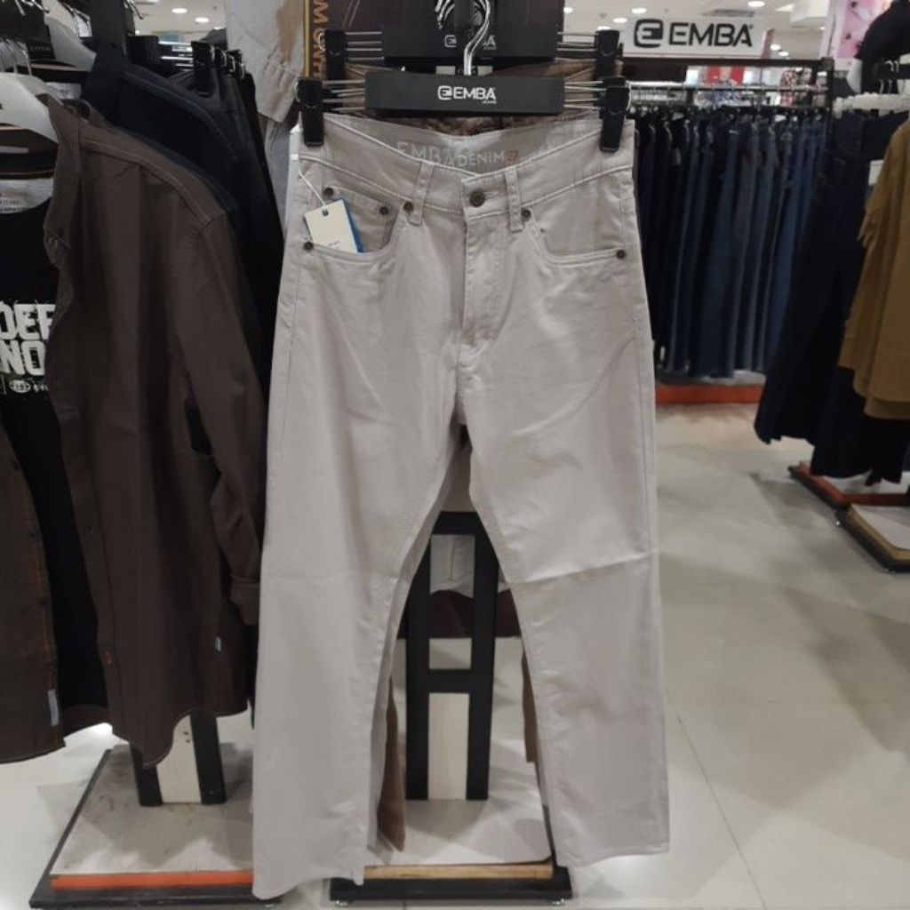 EMBA JEANS CELANA PANJANG PRIA CHINO JORDAN REGULAR BARU