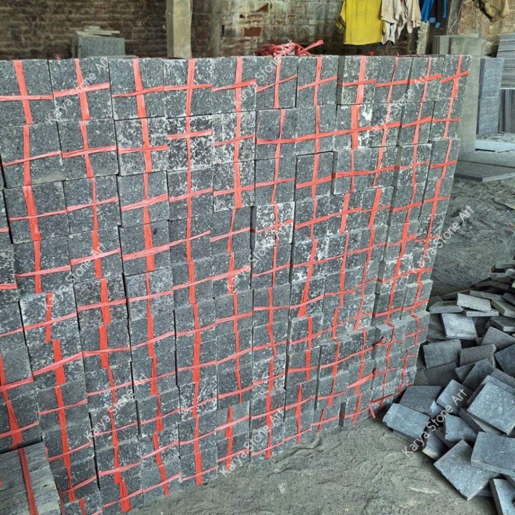 Andesit Bakar 10x10cm | Batu Alam Andesit Bakar | Andesit Tulungagung | Andesit Bakar | Granit Bakar