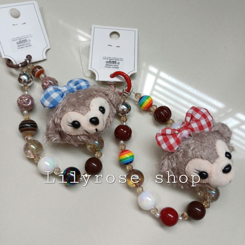 Gantungan HP ganpe ganci beads DUFFY WS0045
