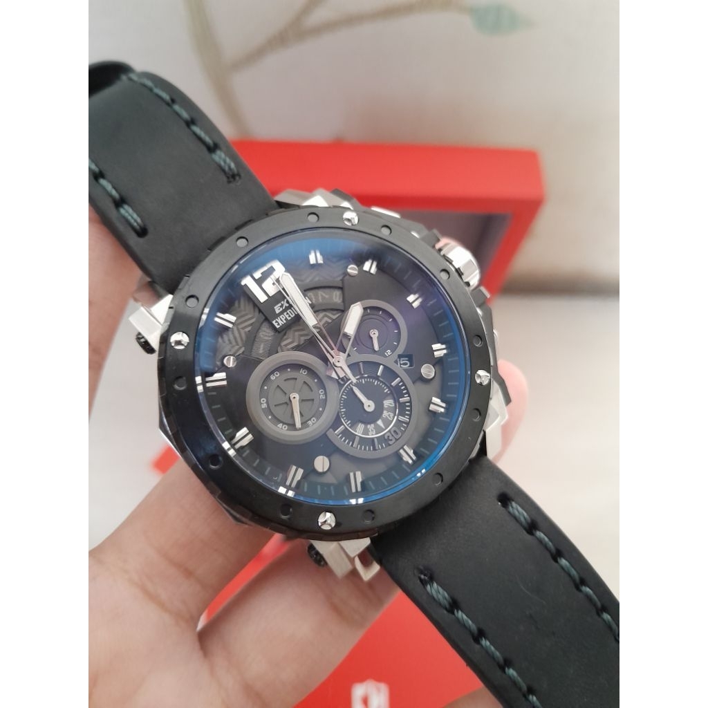 Jam Expedition E6402B BARU ORIGINAL STRAP KULIT