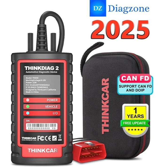 scanner mobil Thinkdiag 2 diagzone pro software lengkap