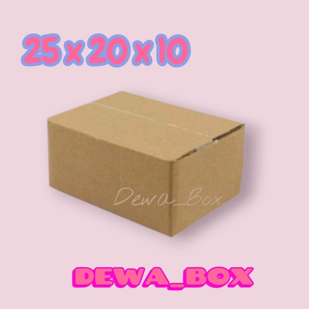 kardus box packing 25x20x10