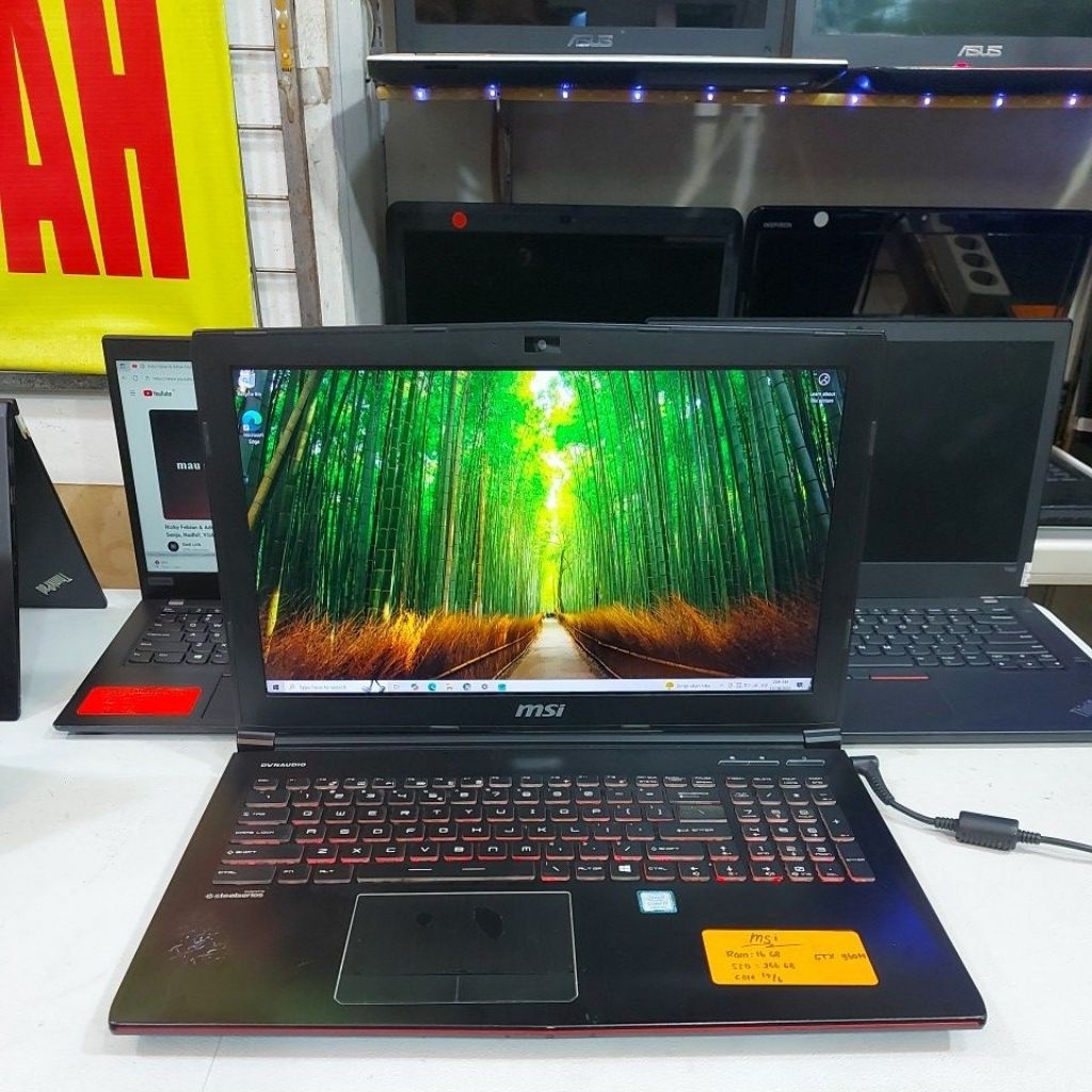 Laptop MSI MS-16JB Core i7-6700HQ NVIDIA GeForce GTX 960M Ram 16gb Ssd 256gb 1041