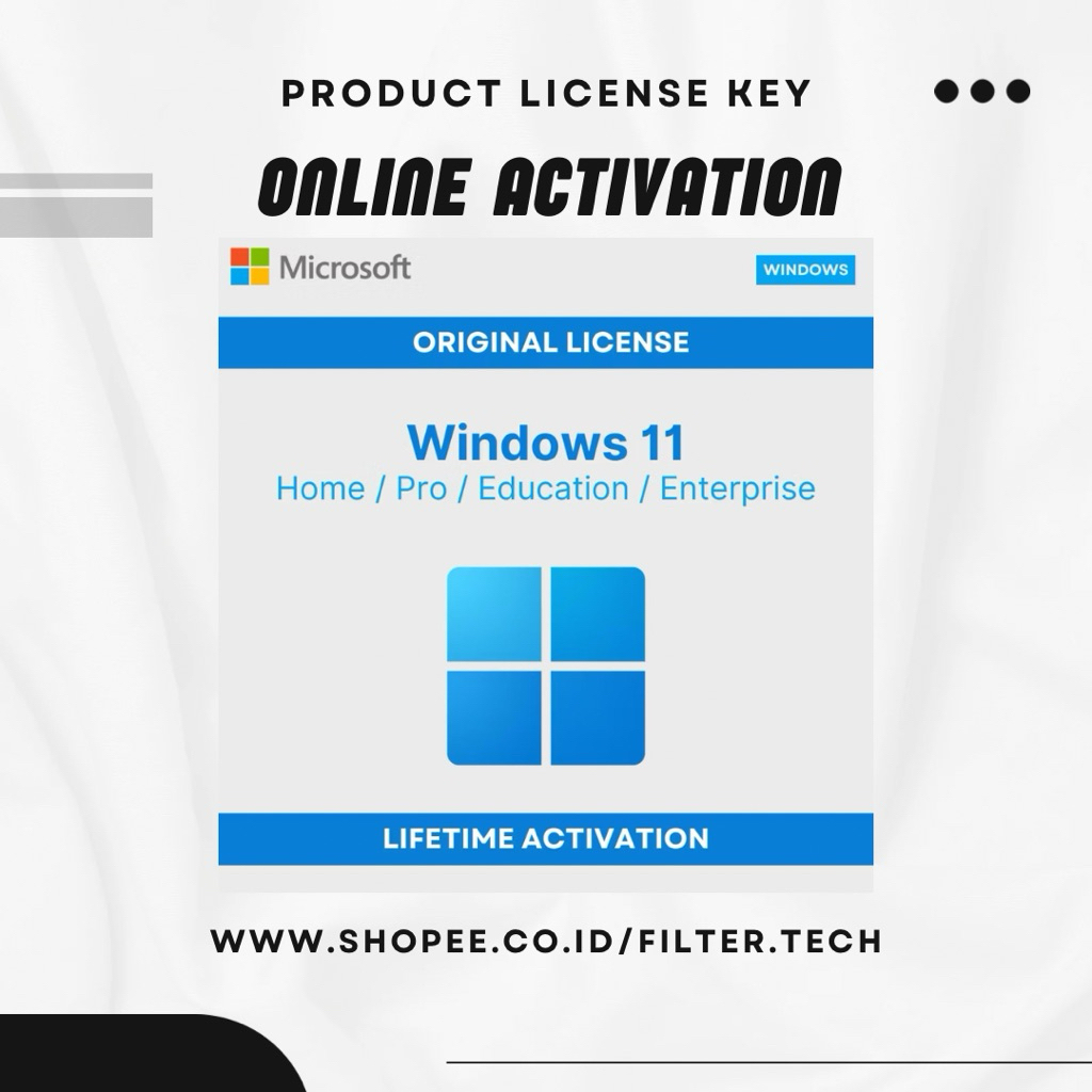 [PROMO] Windows 11 / 10 Pro | Home | Education | Enterprise Original Product Key Lifetime