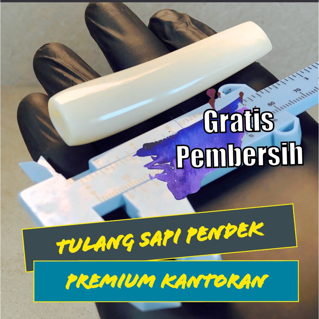 Pipa Rokok Pendek Premium minimalis bahan tulang sapi 8cm