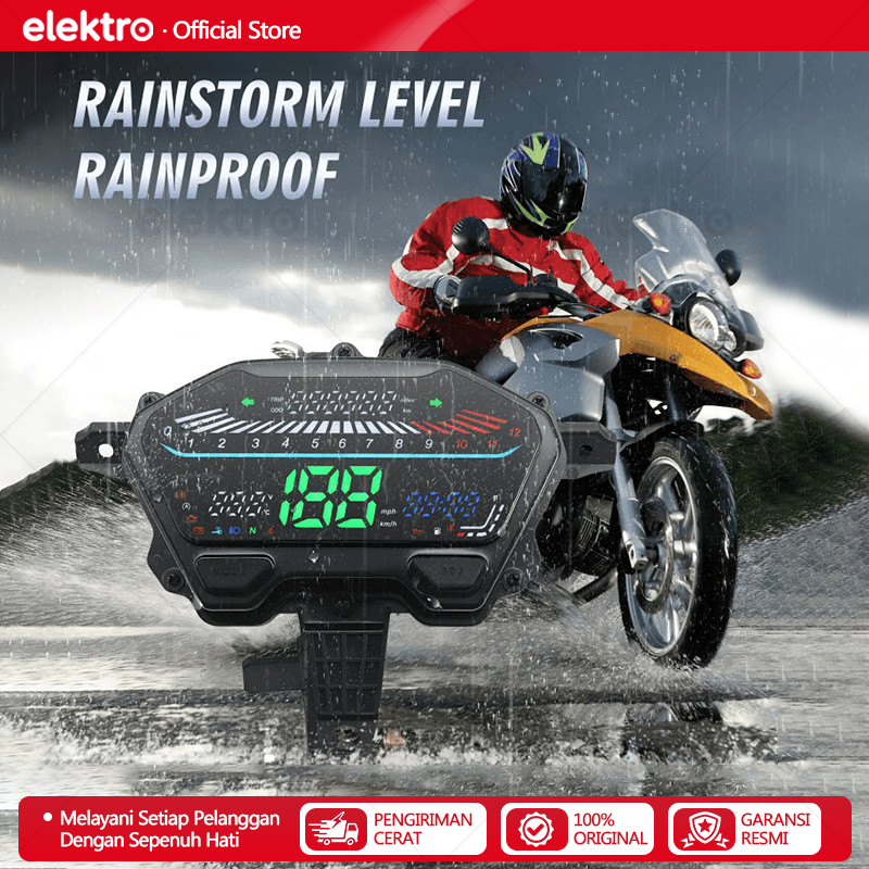 Speedometer Digital LED untuk Honda Vario 125/150/160 & Click 150 Spedometer Digital dengan Display 