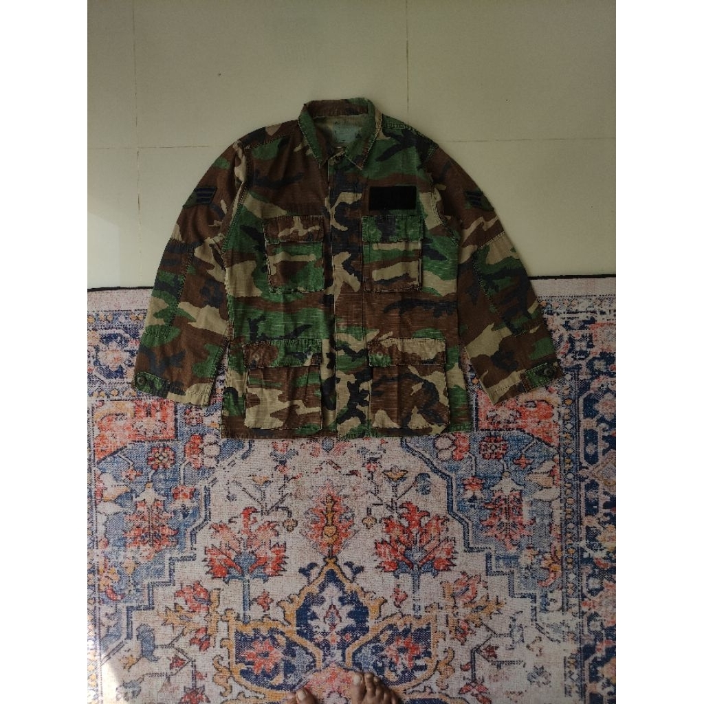 Vintage BDU Woodland camo US AIRFORCE pattern.