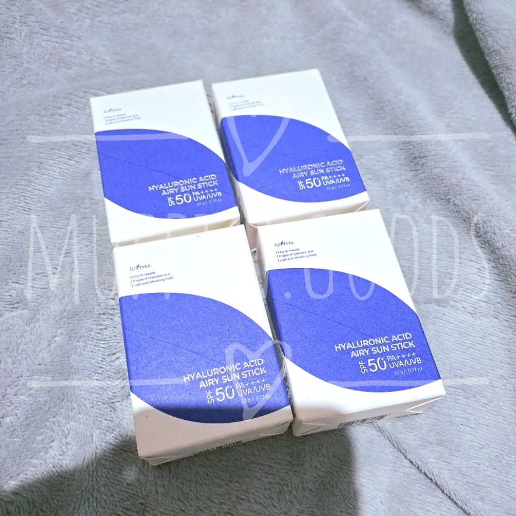 [Ready Stock] Isntree Sunscreen Hyaluronic Acid Airy Sun Stick NCT Dream Jaemin Pick Onion Newpaor B